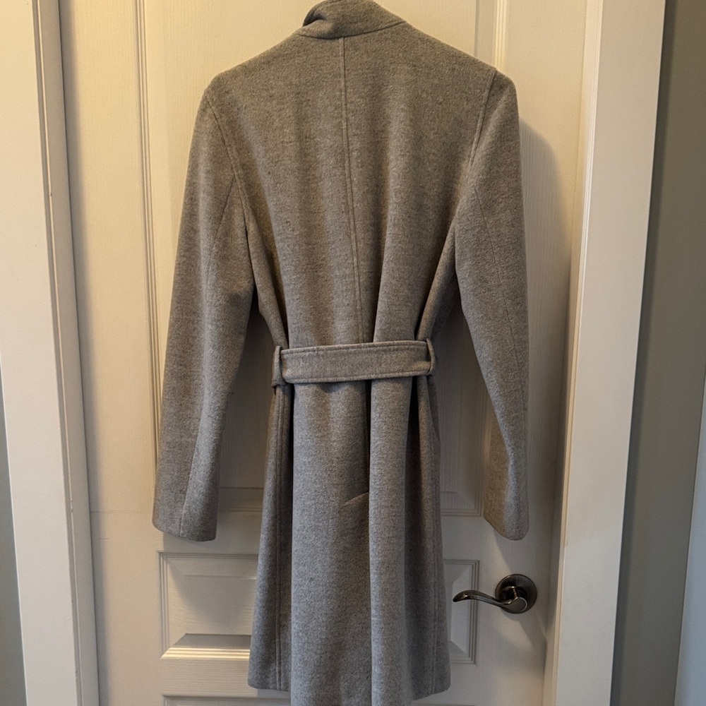 The Reset’s R - Label Gray wool Belted Coat - Picture 3 of 4